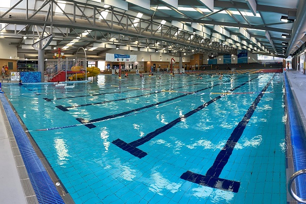 The Ripples St Marys indoor pool overlooking the learn to swim area