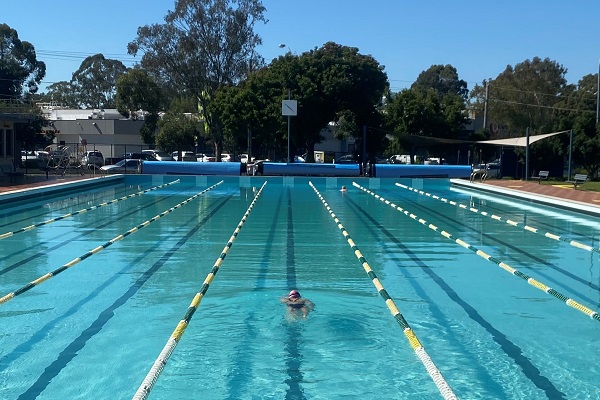 Ripples St Marys Outdoor pool on a warm sunny day